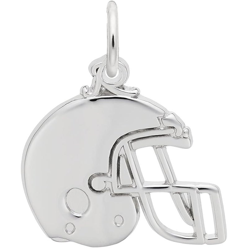 Football Helmet Charm, Charms for Bracelets and Necklaces